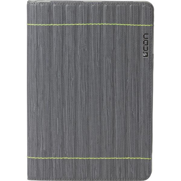 CDN iRoll iPad Mini 1/2/3 Leatherette Case, Screen Prot., D.Grey